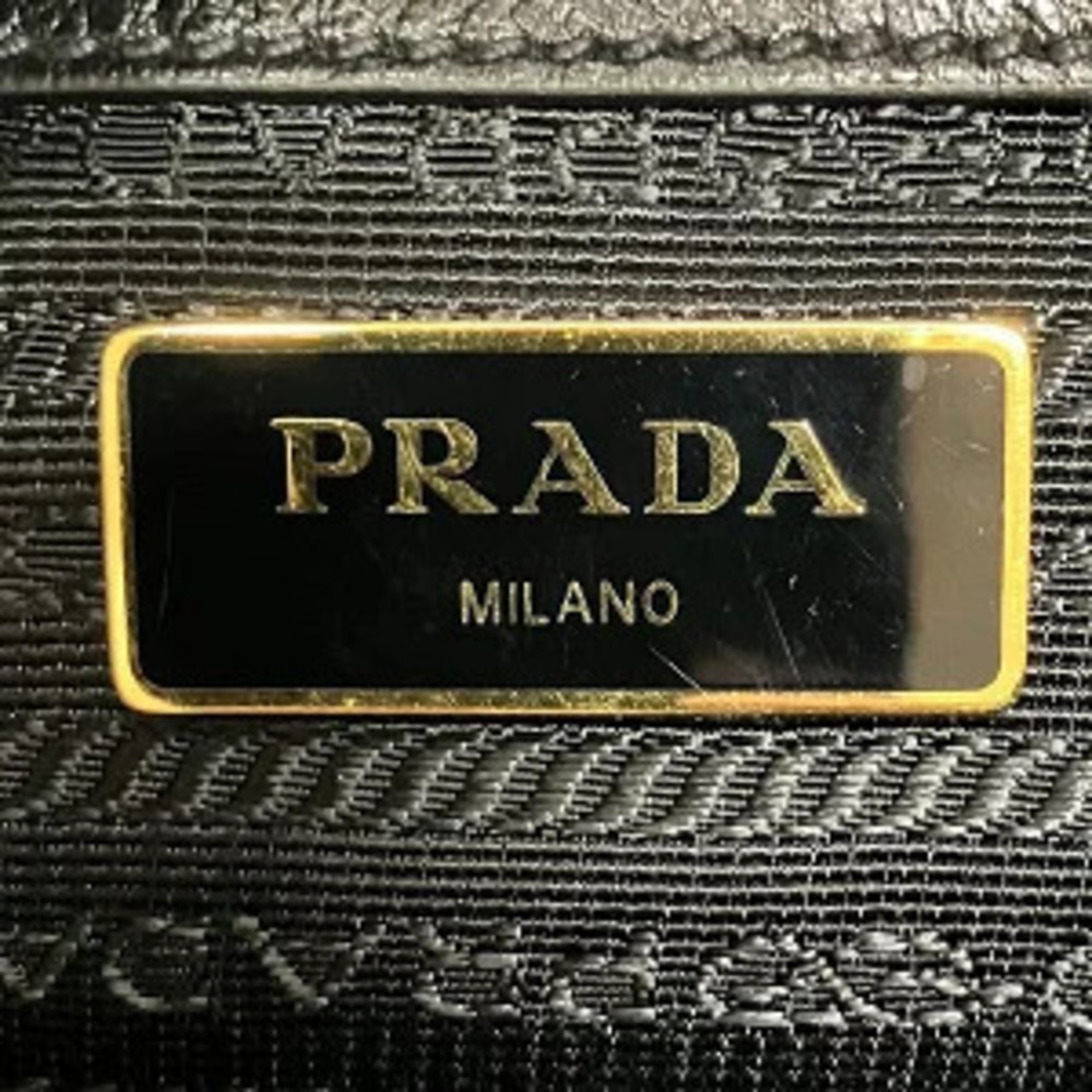 Prada Leather Black Shoulder Bag - Picture 4 of 6